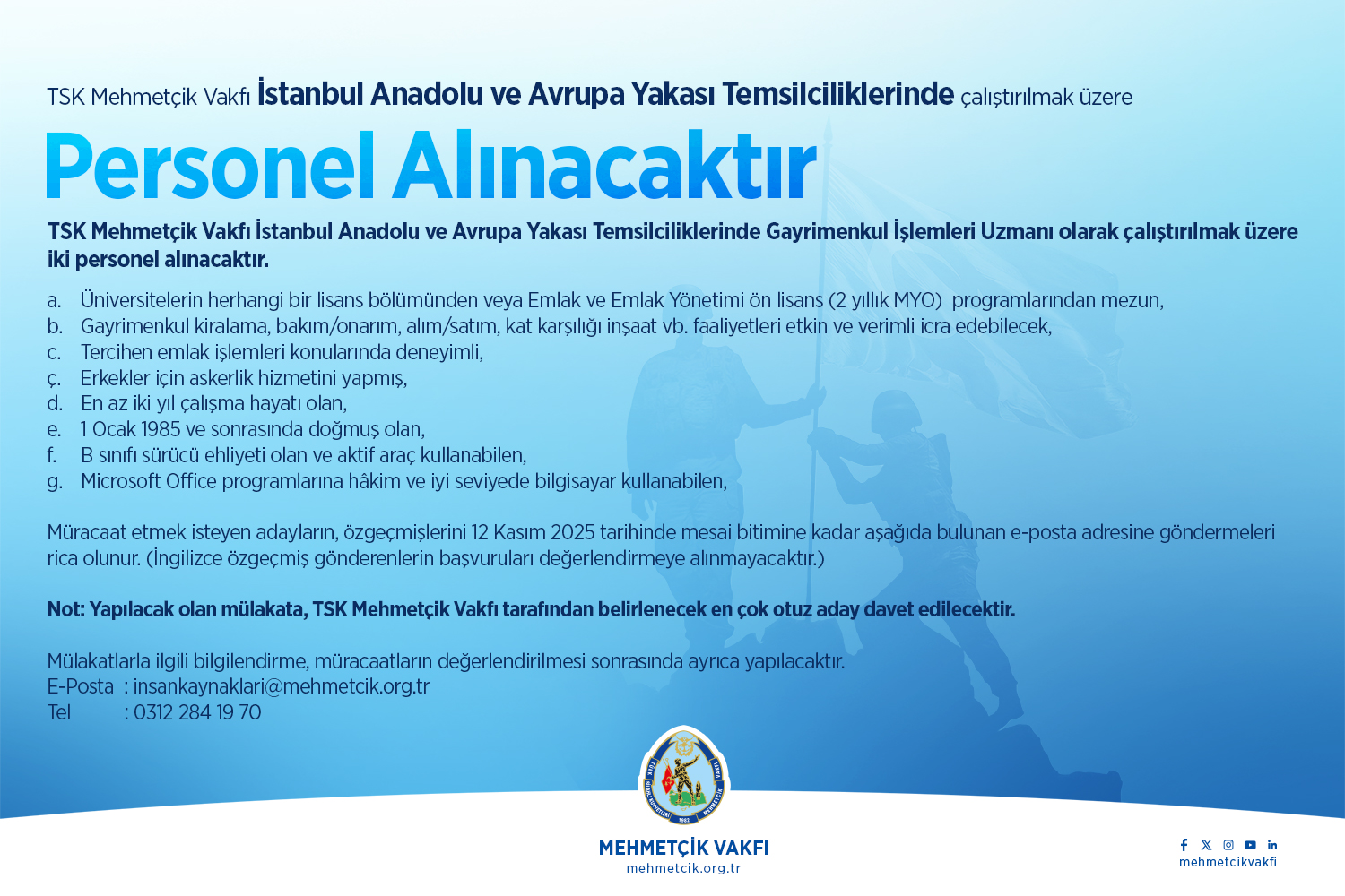 Personel Alım İlanı
