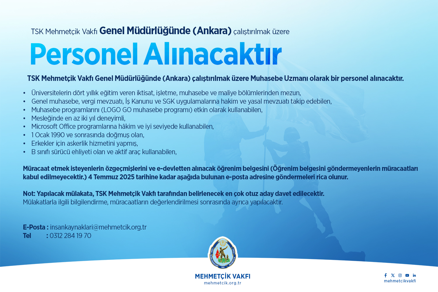 Personel Alım İlanı