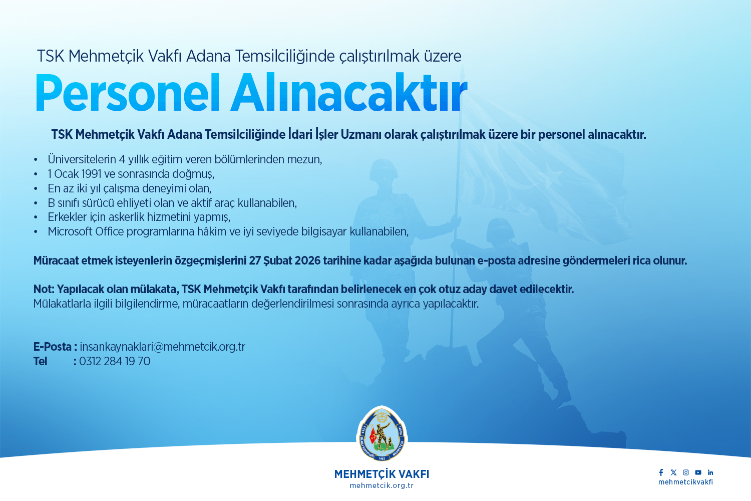 Personel Alım İlanı