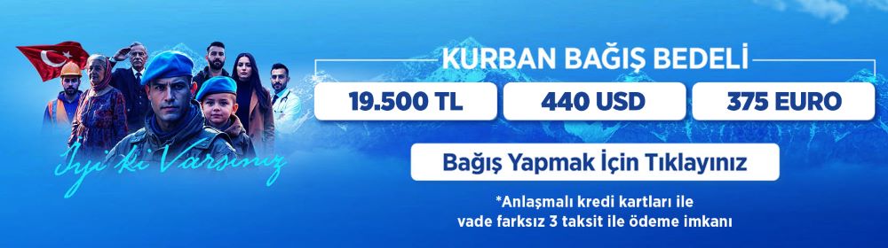 Mehmet&ccedil;ik Vakfı 2026 kurban bağışı fiyatları