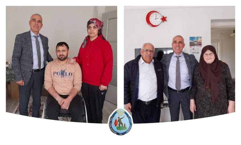 Karaman Şehit Ailesi ve Malul Ziyaretleri