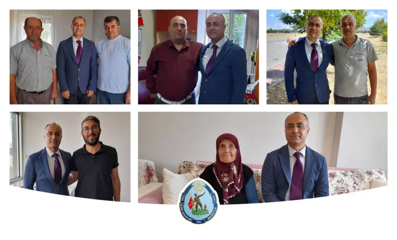 Kayseri Şehit Ailesi, Gazi ve Malul Ziyaretleri