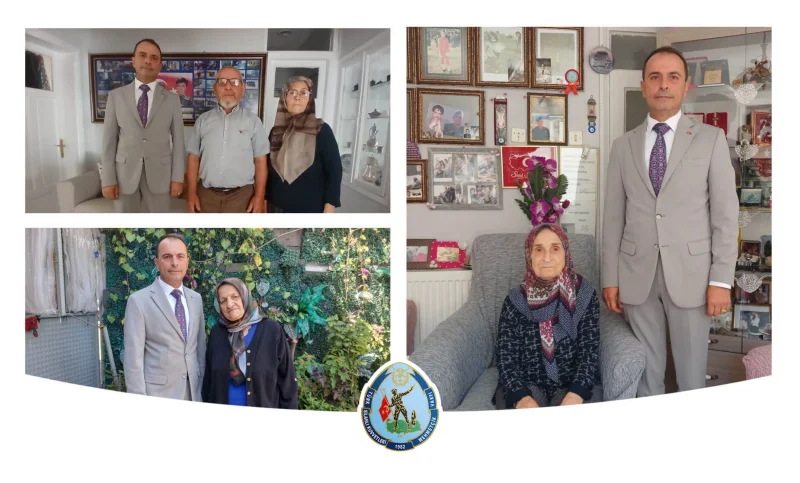 Manisa Şehit Ailesi Ziyaretleri