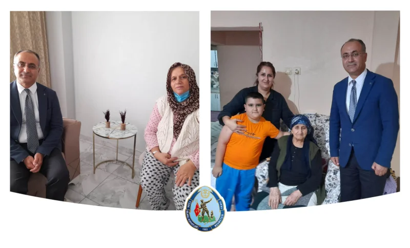 Adana Şehit Ailesi Ziyaretleri