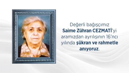 Rahmetle Anıyoruz...